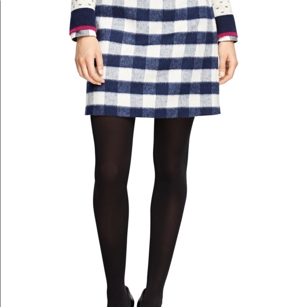 Brooks Brothers Red Fleece Buffalo Check Skirt